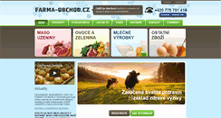 Desktop Screenshot of farma-obchod.cz