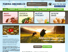 Tablet Screenshot of farma-obchod.cz